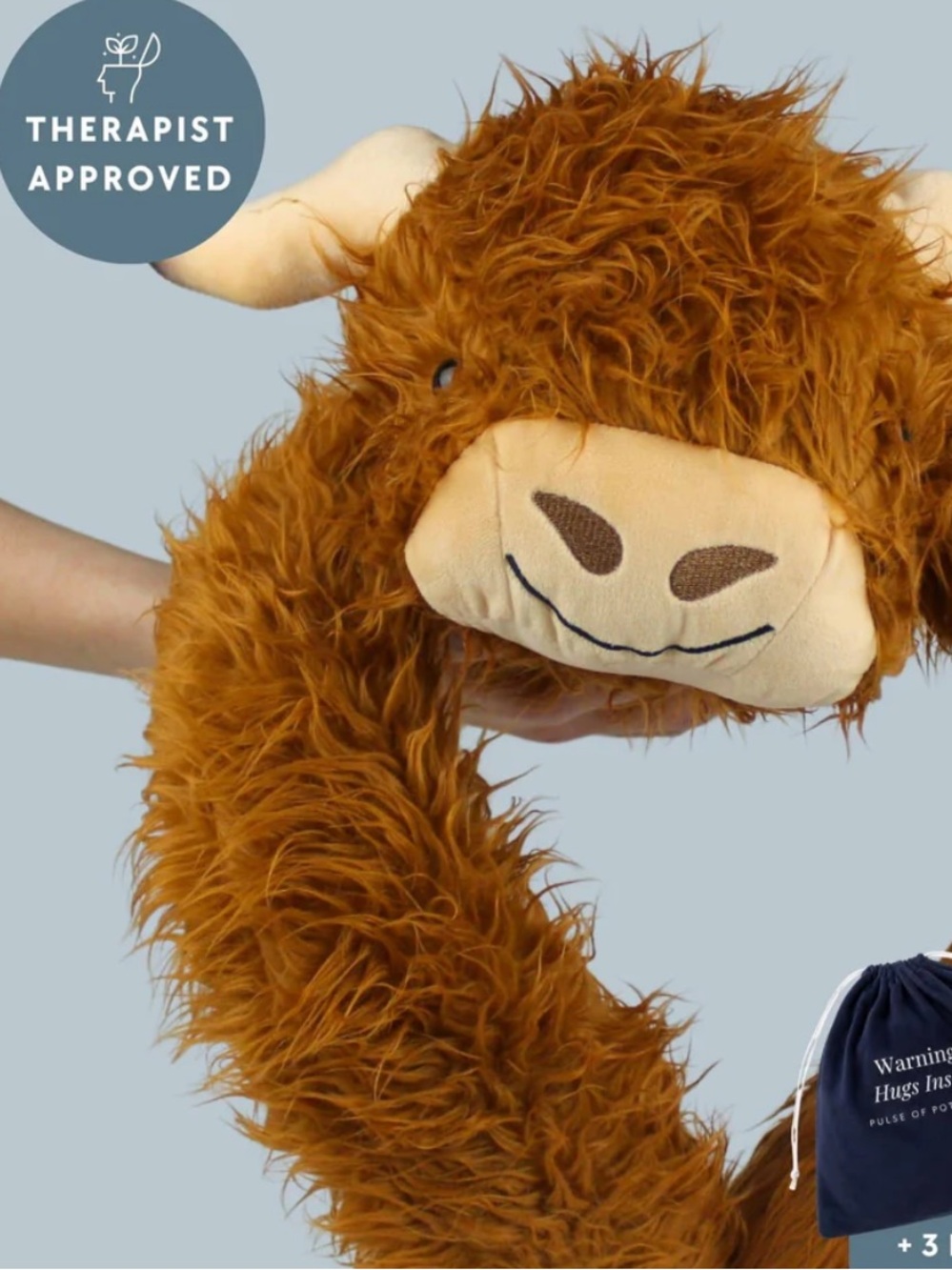 Hallie the Highland Cow Weighted Animal